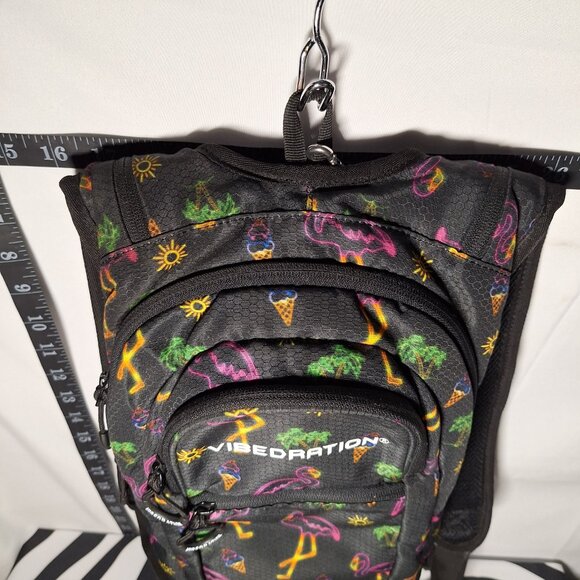 Vibedration Hydration Backpack w/o bladder - Neon Tropical - Used